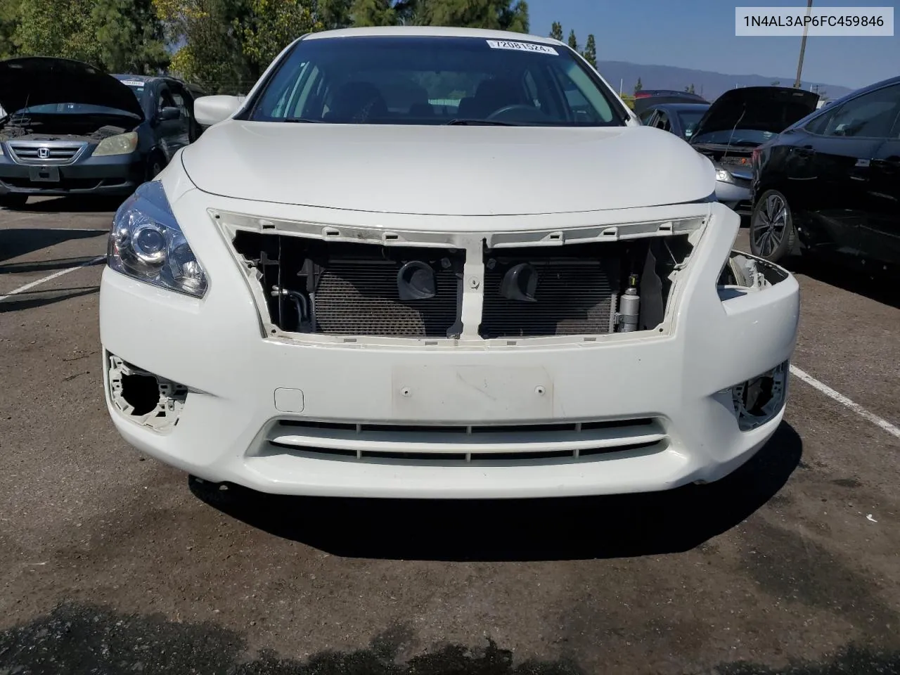 2015 Nissan Altima 2.5 VIN: 1N4AL3AP6FC459846 Lot: 72081524