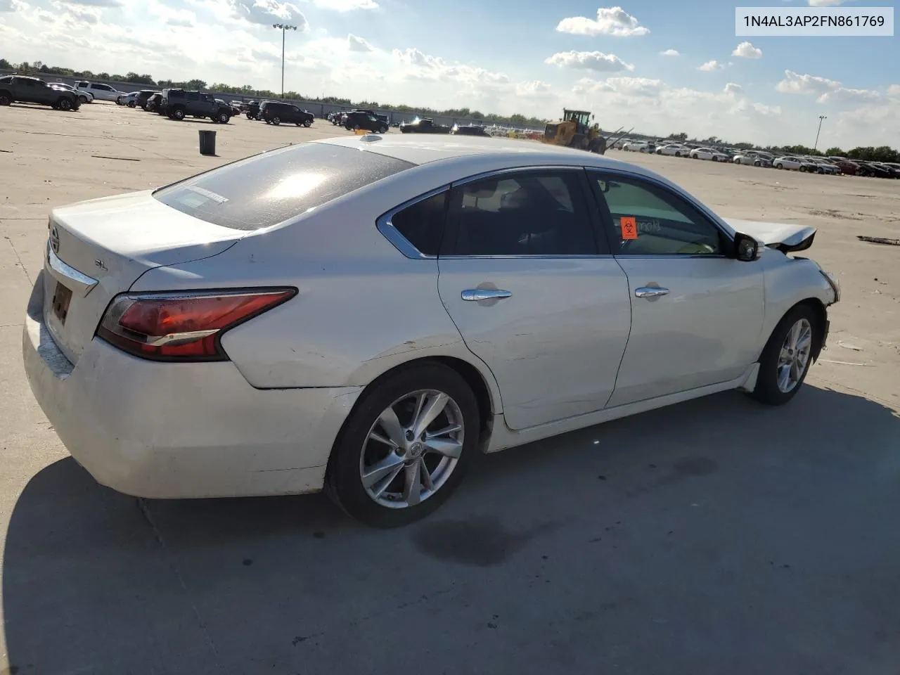 2015 Nissan Altima 2.5 VIN: 1N4AL3AP2FN861769 Lot: 72093564