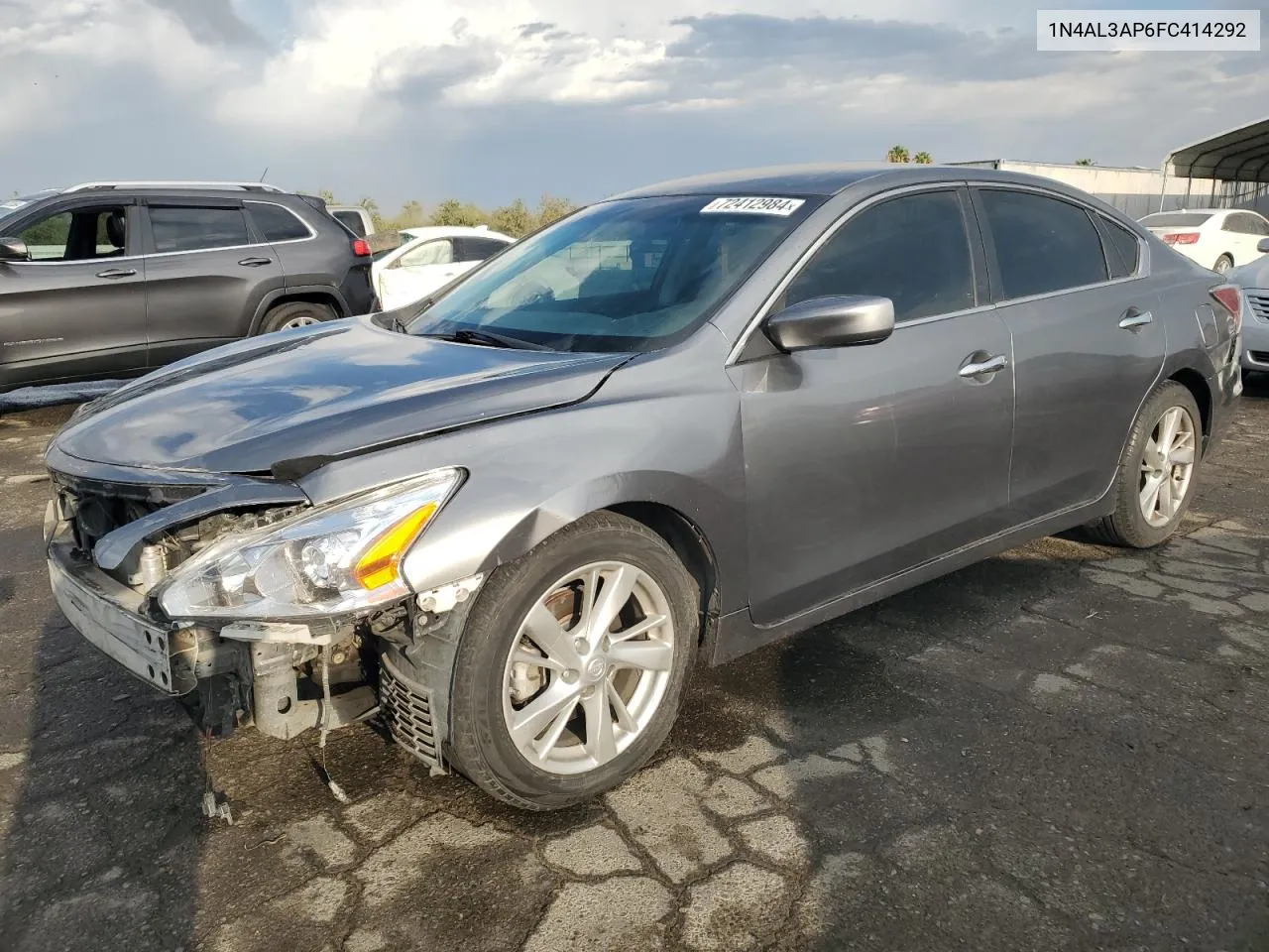 2015 Nissan Altima 2.5 VIN: 1N4AL3AP6FC414292 Lot: 72412984