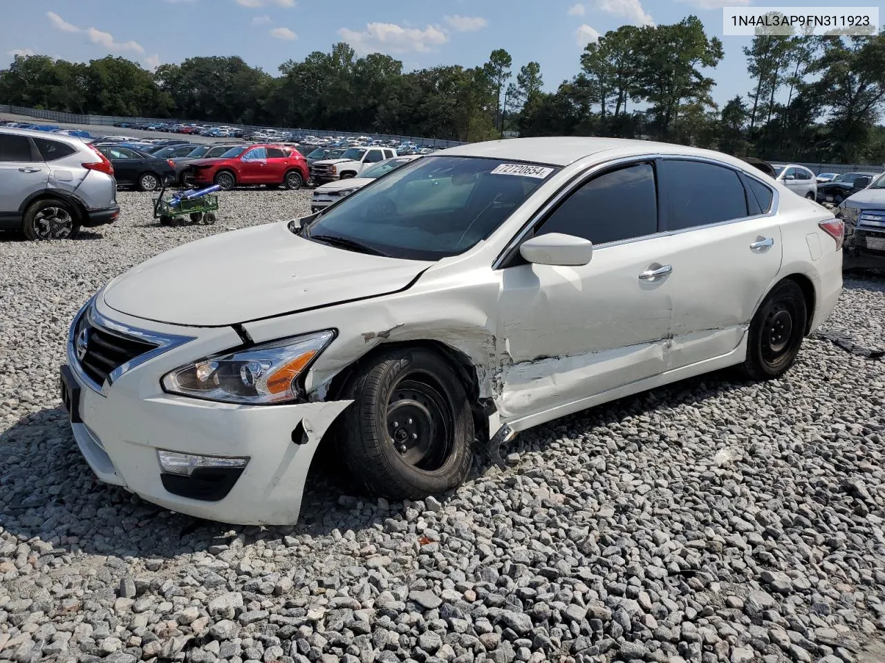 2015 Nissan Altima 2.5 VIN: 1N4AL3AP9FN311923 Lot: 72720654