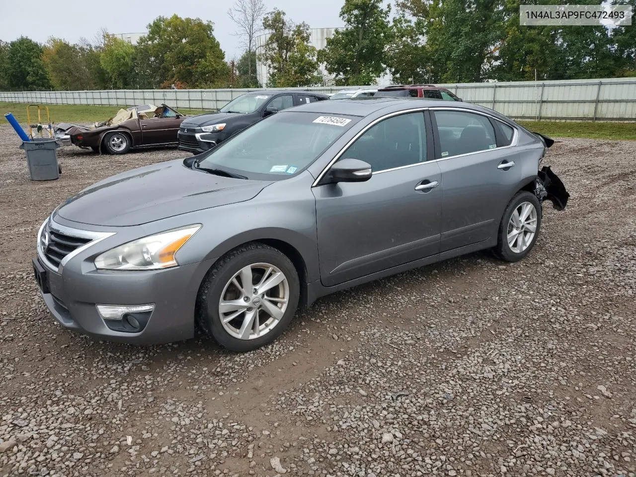 2015 Nissan Altima 2.5 VIN: 1N4AL3AP9FC472493 Lot: 72764504