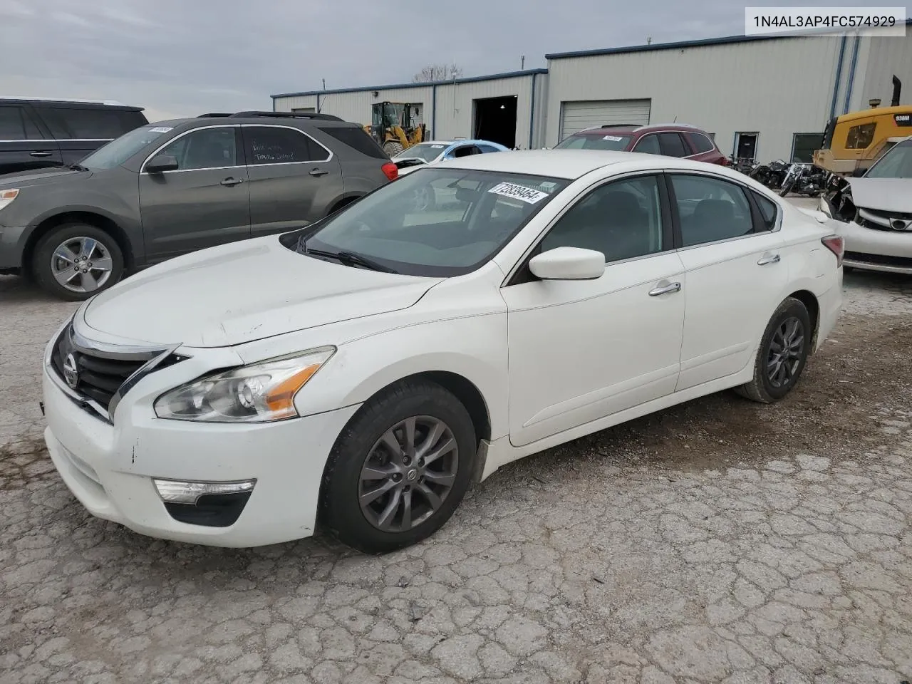 2015 Nissan Altima 2.5 VIN: 1N4AL3AP4FC574929 Lot: 72839464