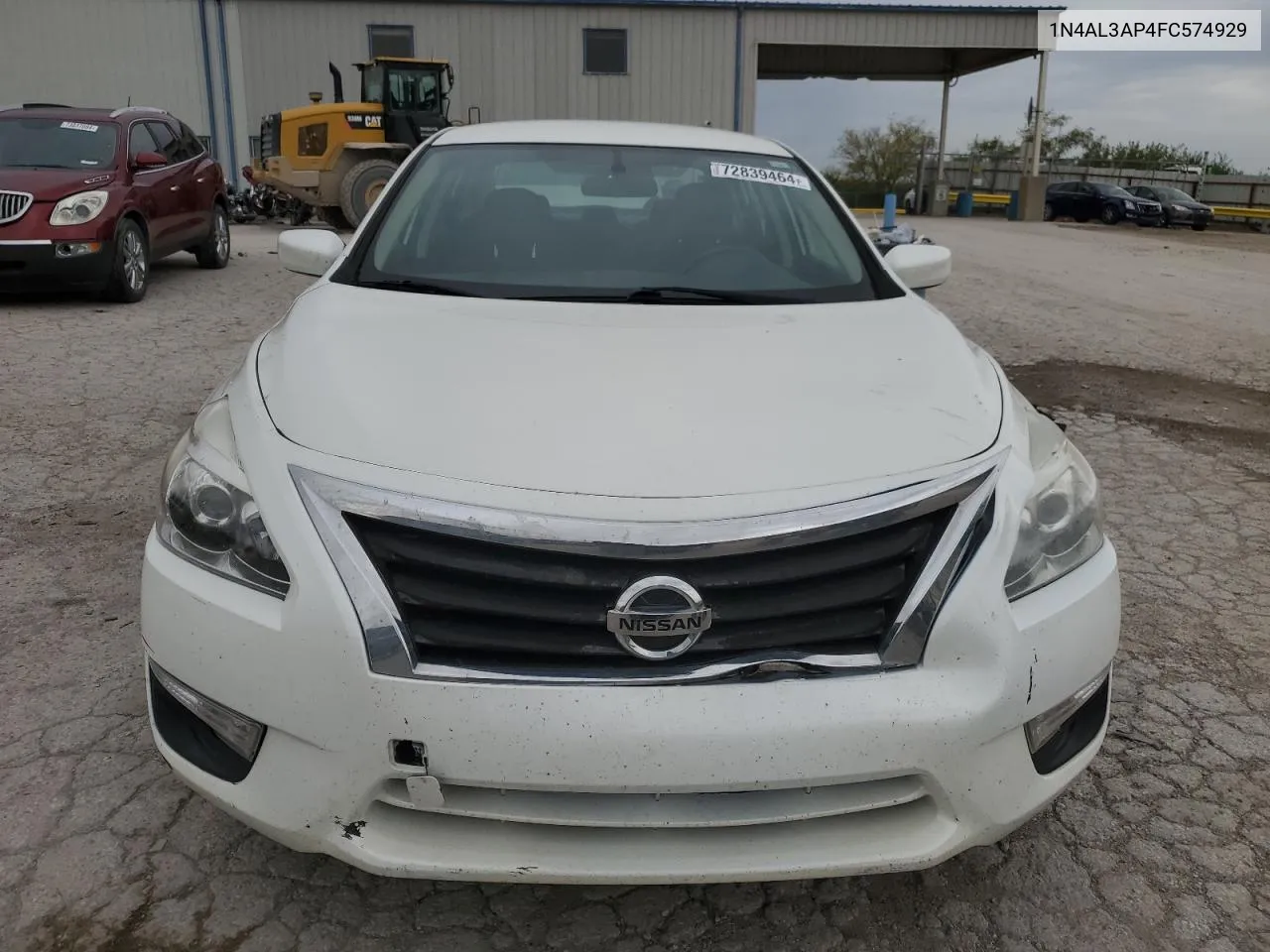 2015 Nissan Altima 2.5 VIN: 1N4AL3AP4FC574929 Lot: 72839464