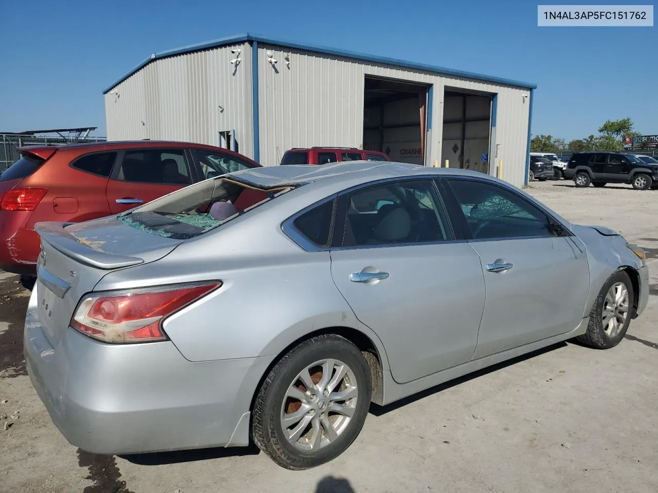 2015 Nissan Altima 2.5 VIN: 1N4AL3AP5FC151762 Lot: 72986804