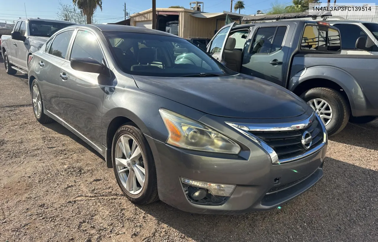 2015 Nissan Altima 2.5 VIN: 1N4AL3AP3FC139514 Lot: 73251484