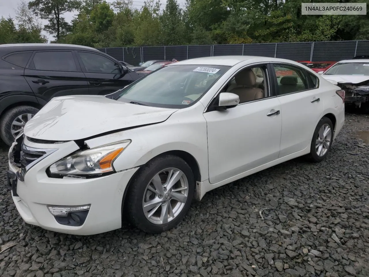 2015 Nissan Altima 2.5 VIN: 1N4AL3AP0FC240669 Lot: 73280024