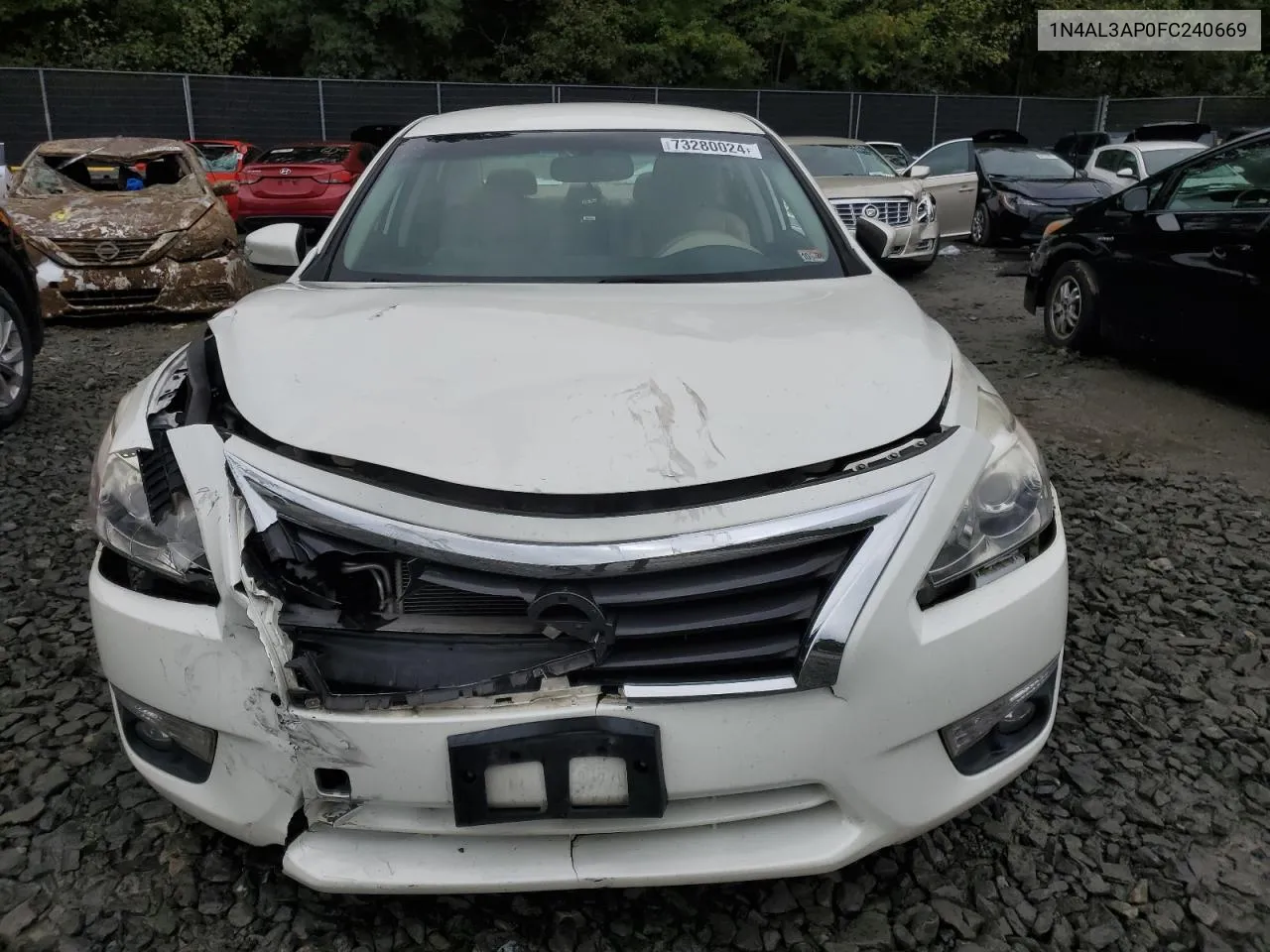 2015 Nissan Altima 2.5 VIN: 1N4AL3AP0FC240669 Lot: 73280024