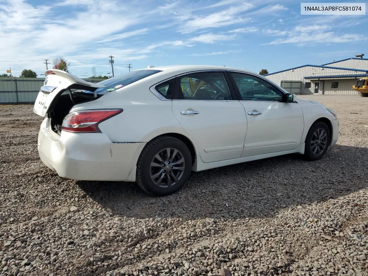 2015 Nissan Altima 2.5 VIN: 1N4AL3AP8FC581074 Lot: 73292804