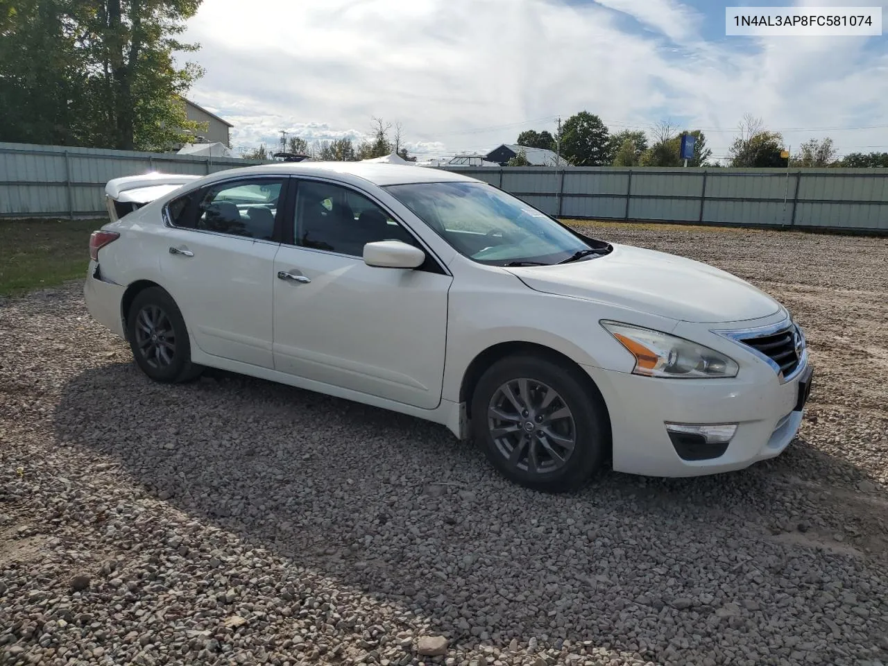 2015 Nissan Altima 2.5 VIN: 1N4AL3AP8FC581074 Lot: 73292804