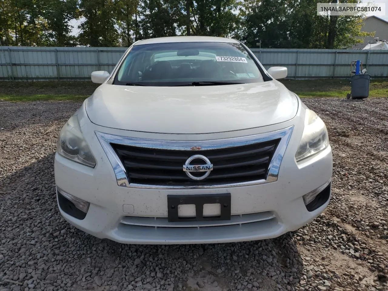 2015 Nissan Altima 2.5 VIN: 1N4AL3AP8FC581074 Lot: 73292804