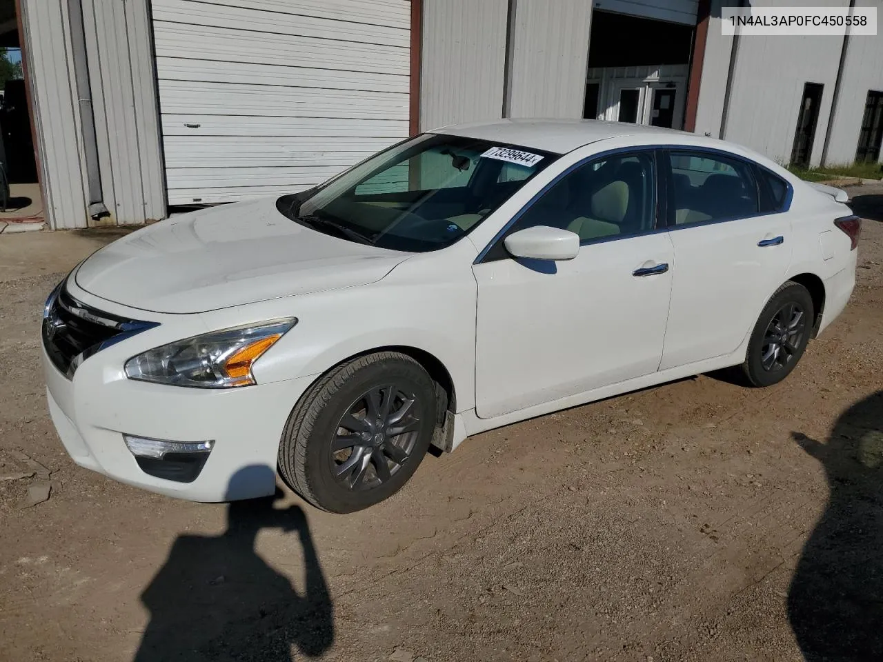 2015 Nissan Altima 2.5 VIN: 1N4AL3AP0FC450558 Lot: 73299644