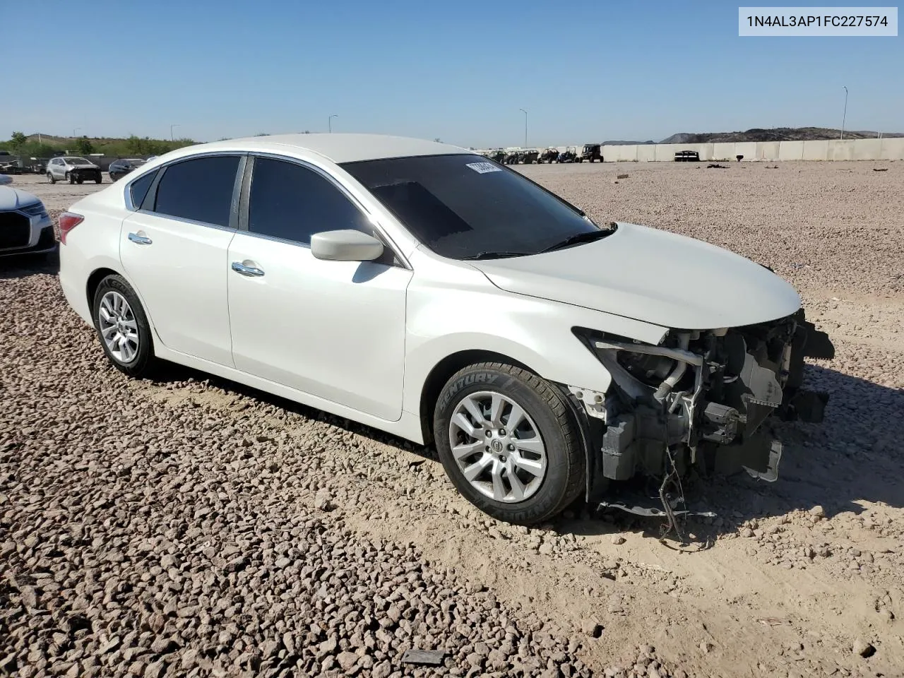 2015 Nissan Altima 2.5 VIN: 1N4AL3AP1FC227574 Lot: 73386424