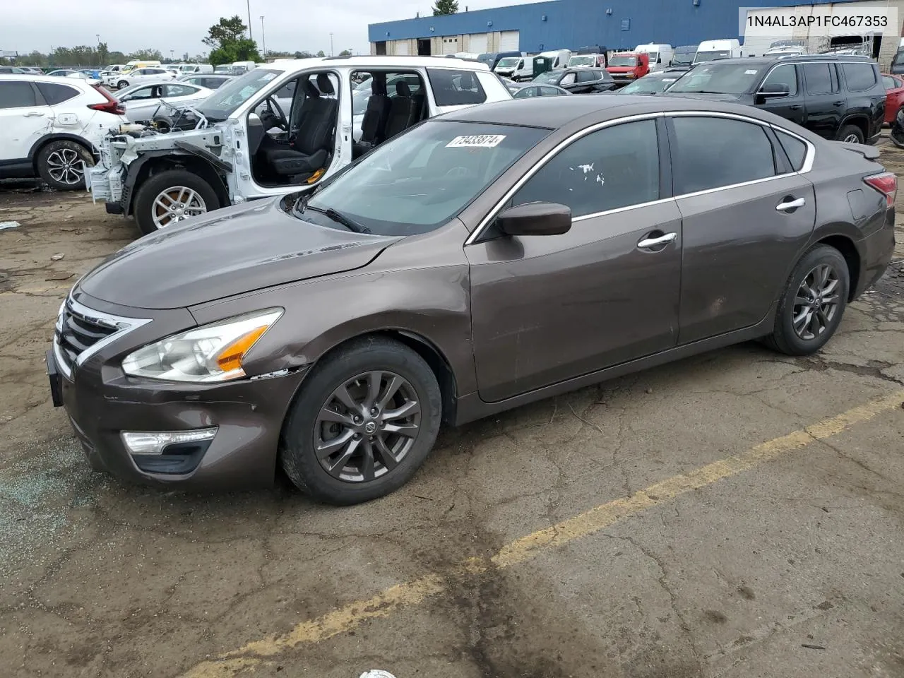 2015 Nissan Altima 2.5 VIN: 1N4AL3AP1FC467353 Lot: 73433874