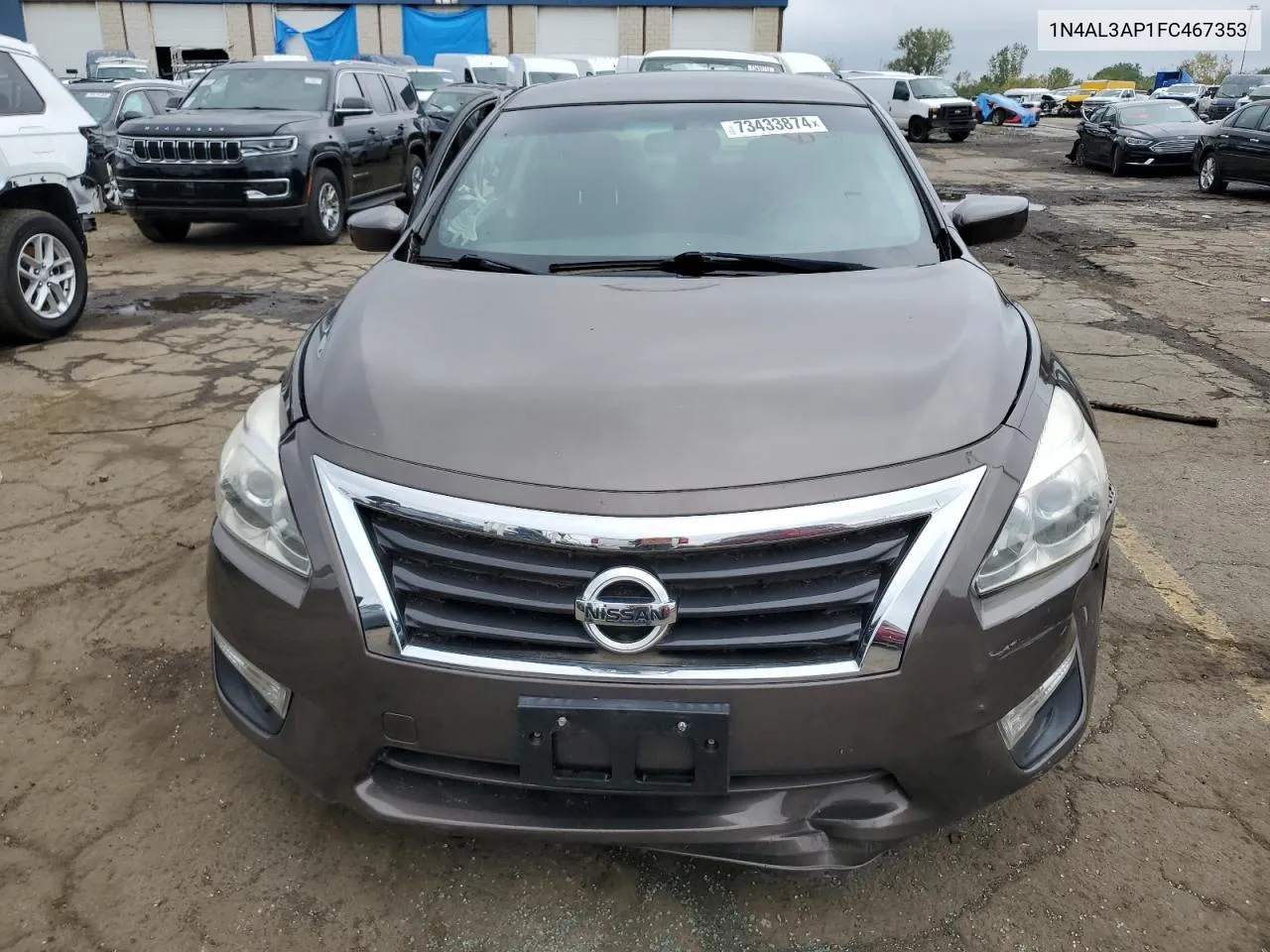 2015 Nissan Altima 2.5 VIN: 1N4AL3AP1FC467353 Lot: 73433874