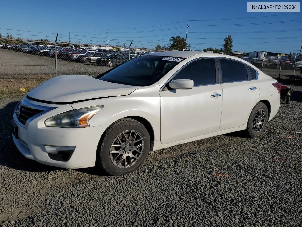 2015 Nissan Altima 2.5 VIN: 1N4AL3AP4FC129204 Lot: 73537424