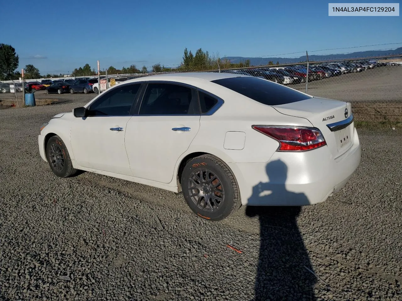 2015 Nissan Altima 2.5 VIN: 1N4AL3AP4FC129204 Lot: 73537424