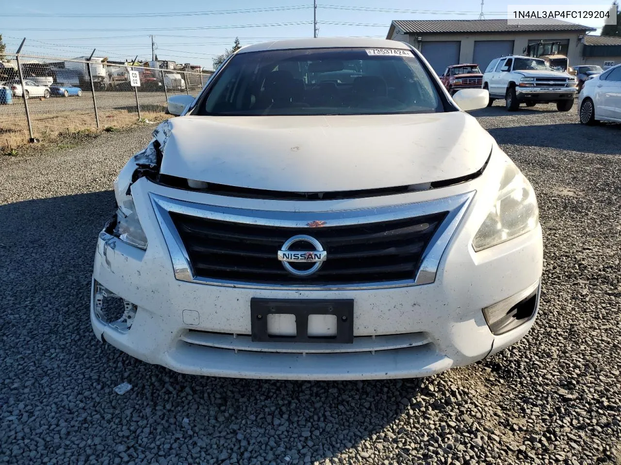 2015 Nissan Altima 2.5 VIN: 1N4AL3AP4FC129204 Lot: 73537424