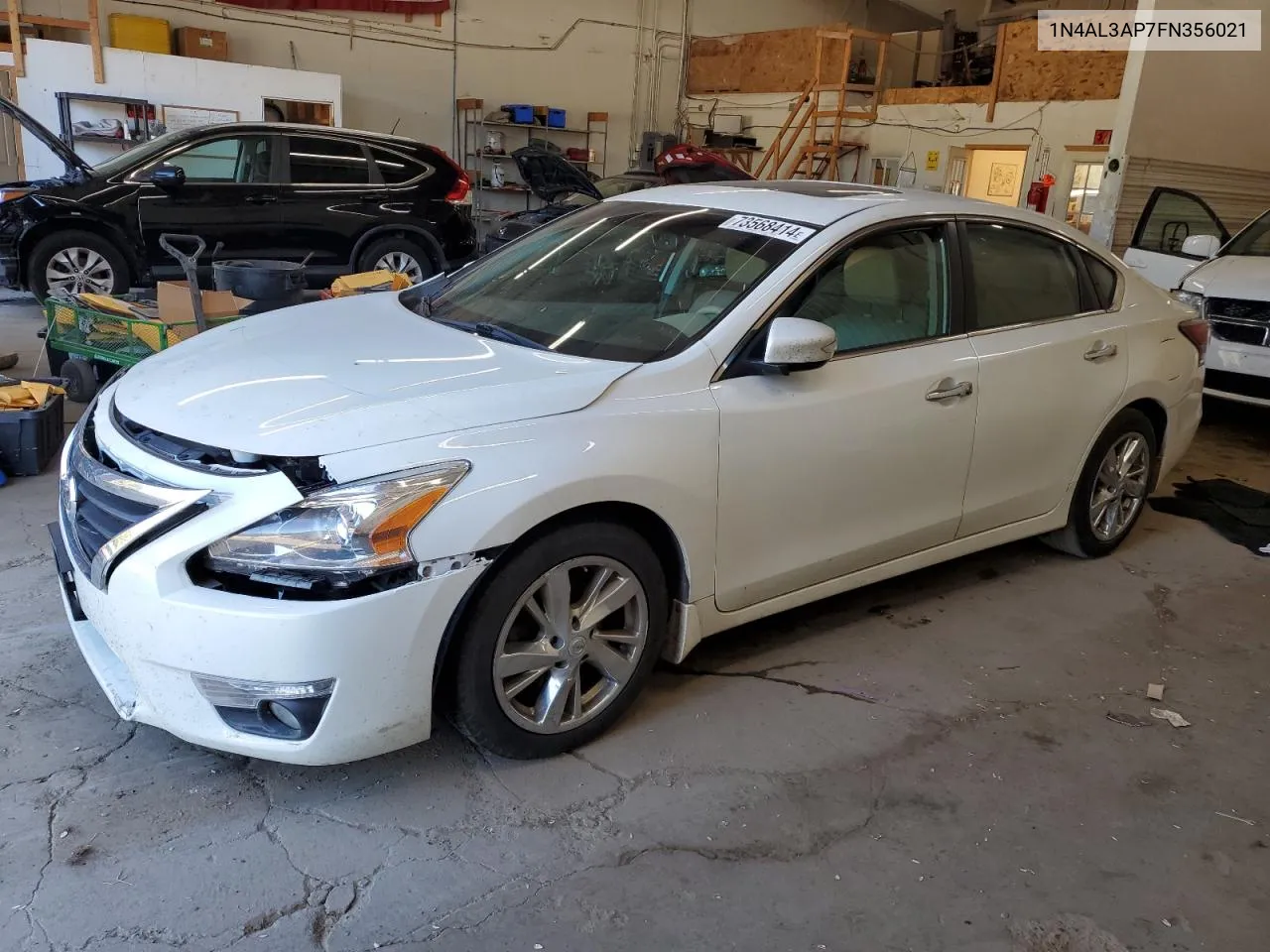 2015 Nissan Altima 2.5 VIN: 1N4AL3AP7FN356021 Lot: 73568414