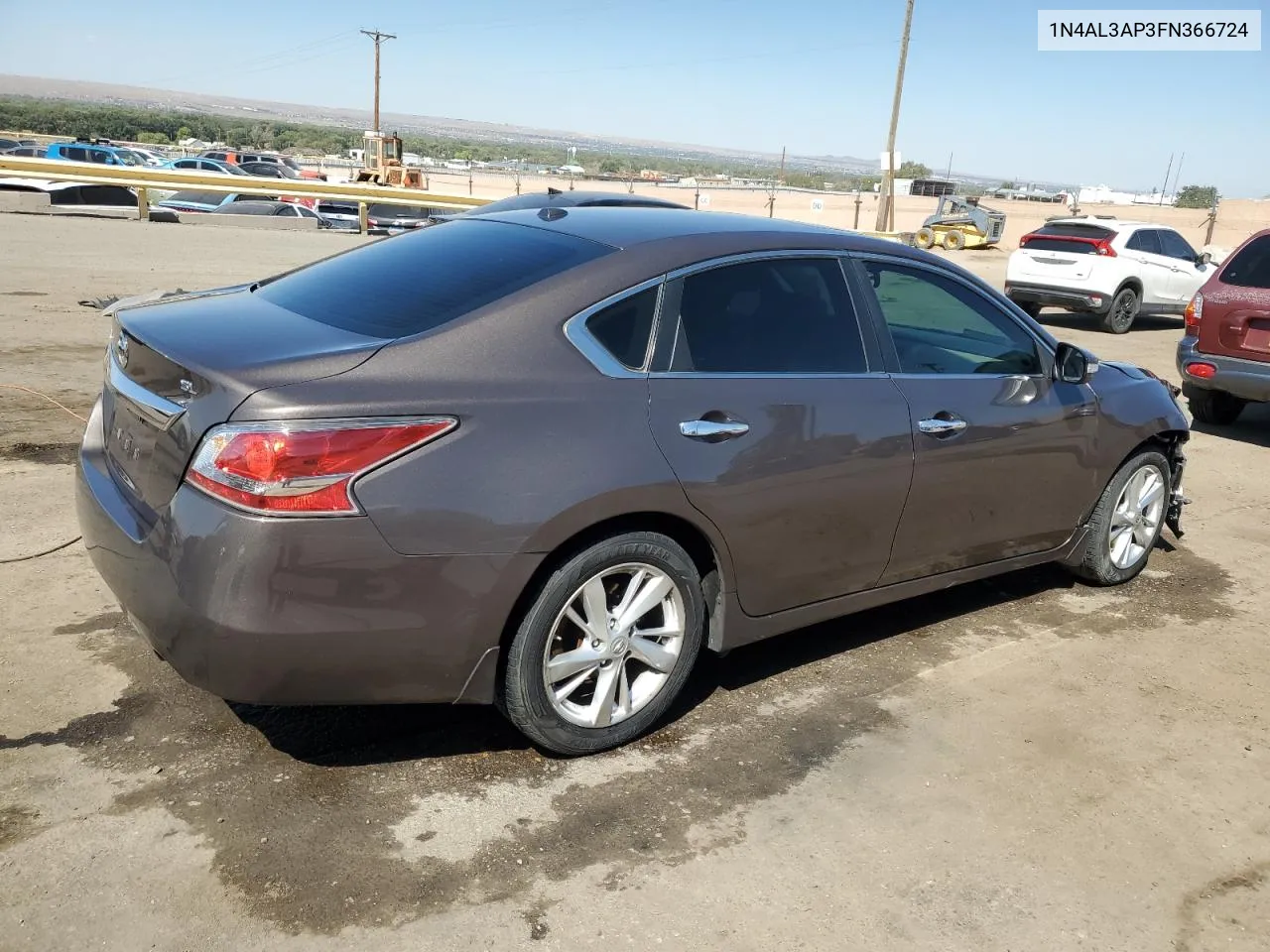 2015 Nissan Altima 2.5 VIN: 1N4AL3AP3FN366724 Lot: 73608364