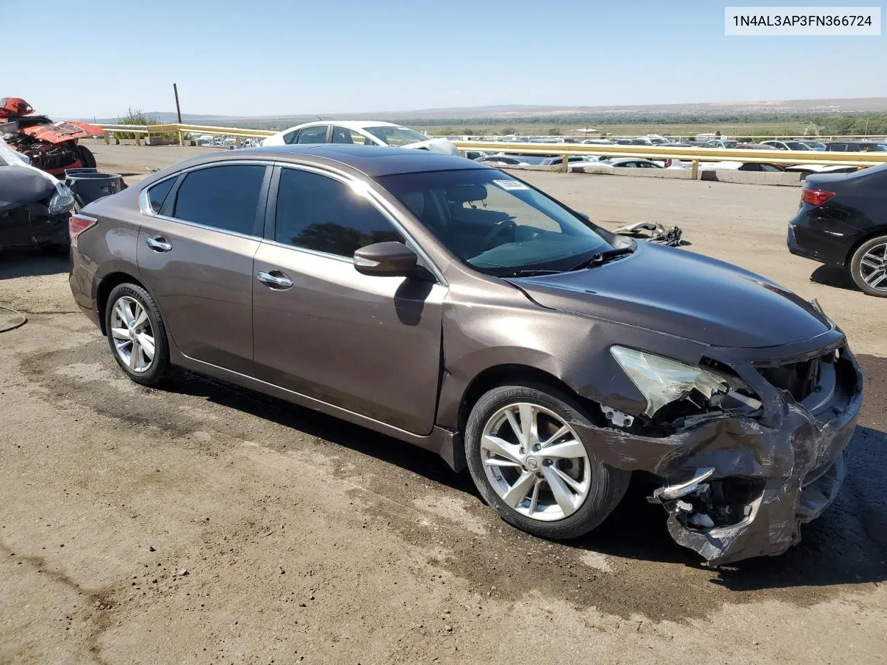 2015 Nissan Altima 2.5 VIN: 1N4AL3AP3FN366724 Lot: 73608364