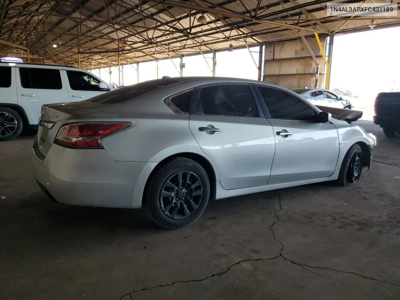 2015 Nissan Altima 2.5 VIN: 1N4AL3APXFC431189 Lot: 73804974