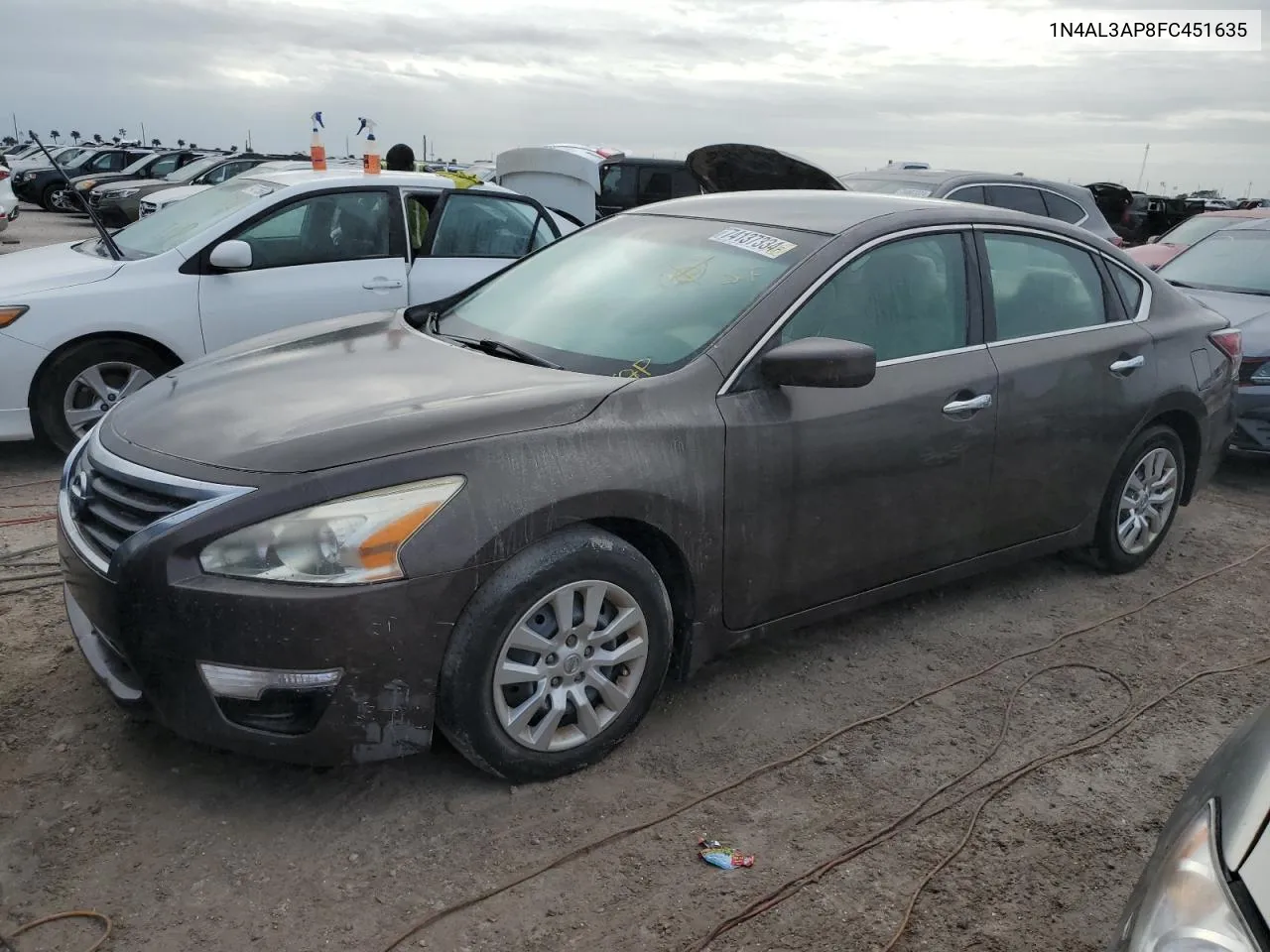 1N4AL3AP8FC451635 2015 Nissan Altima 2.5