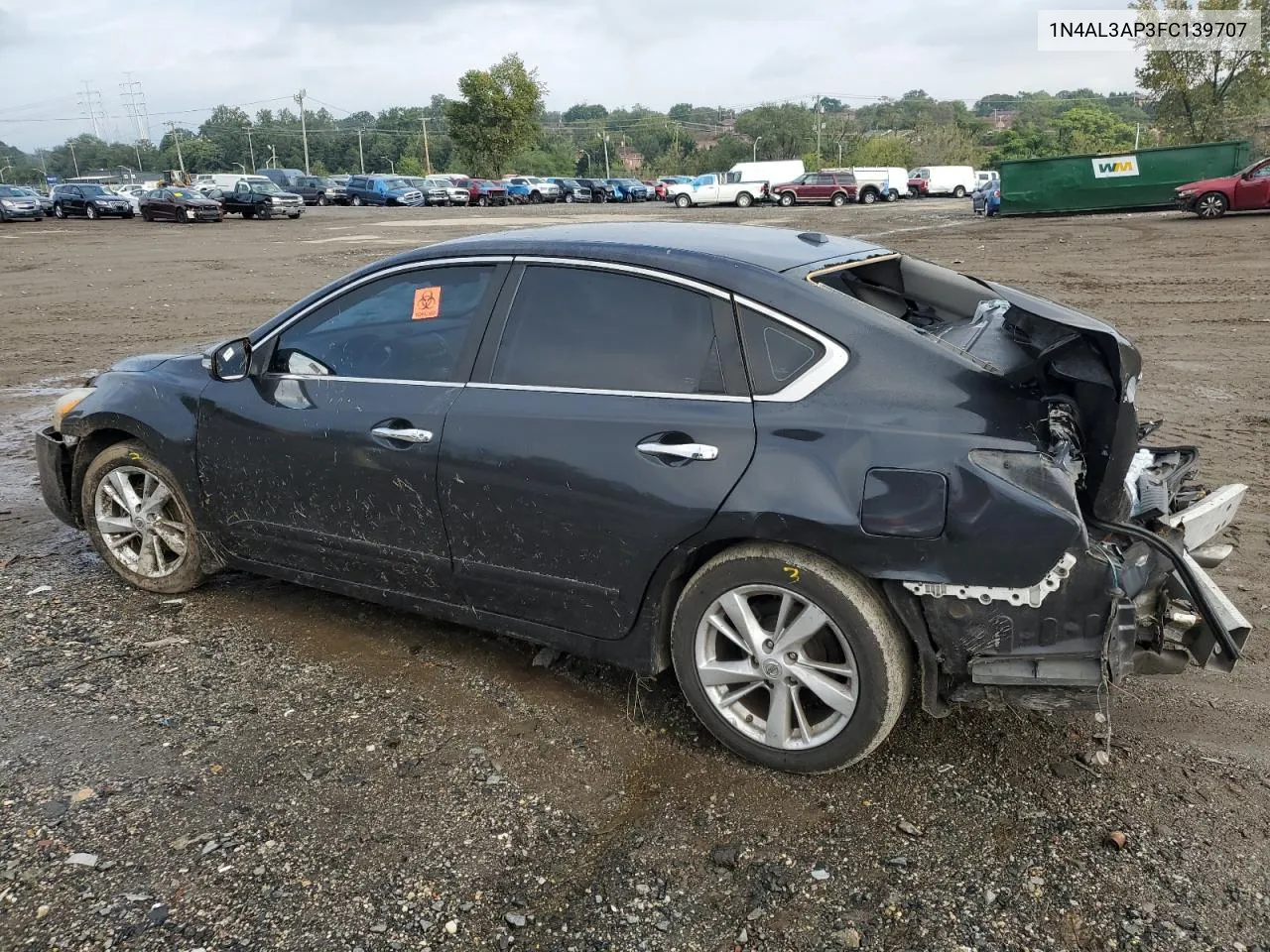 2015 Nissan Altima 2.5 VIN: 1N4AL3AP3FC139707 Lot: 74209064