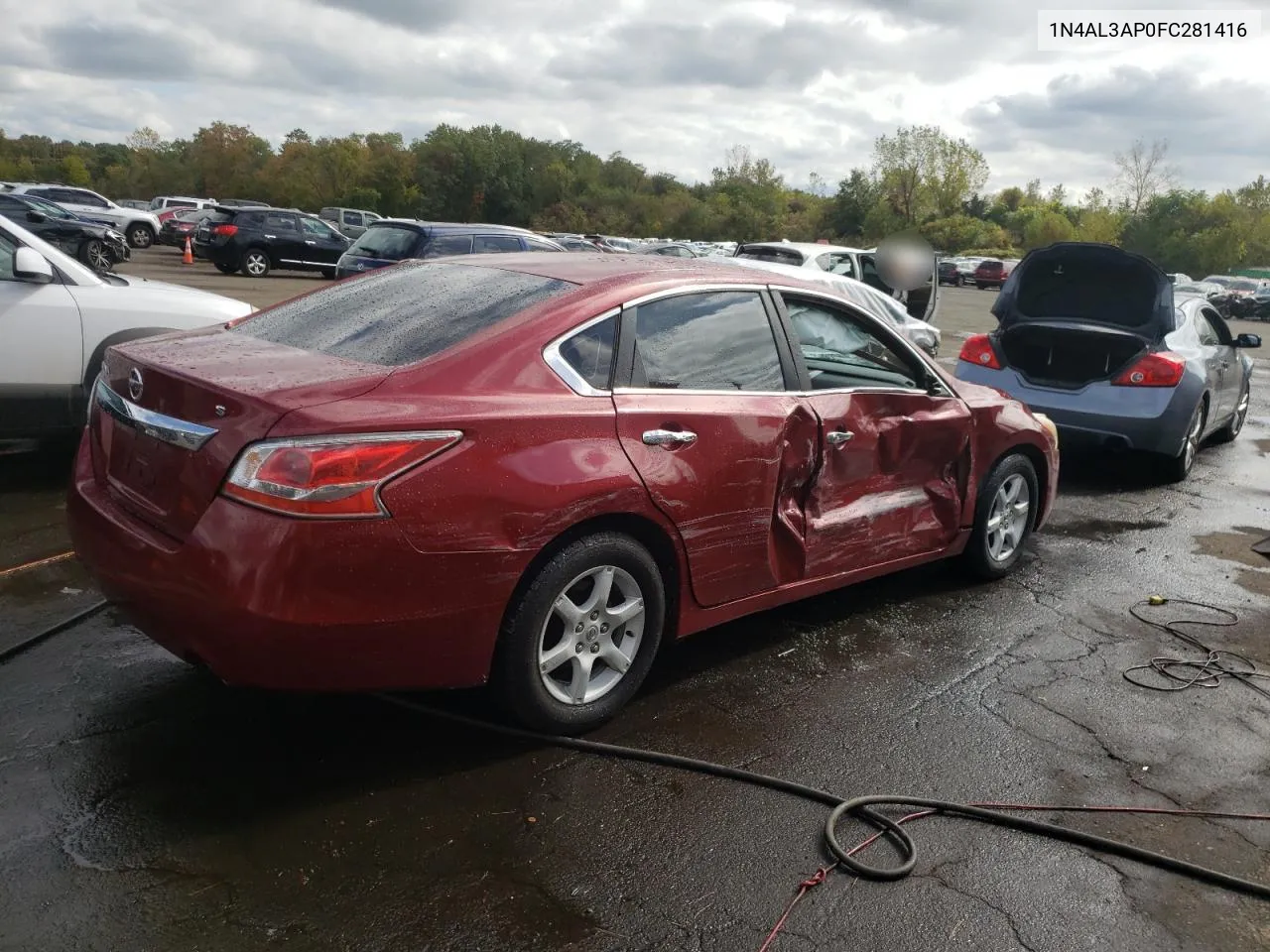 2015 Nissan Altima 2.5 VIN: 1N4AL3AP0FC281416 Lot: 74230934