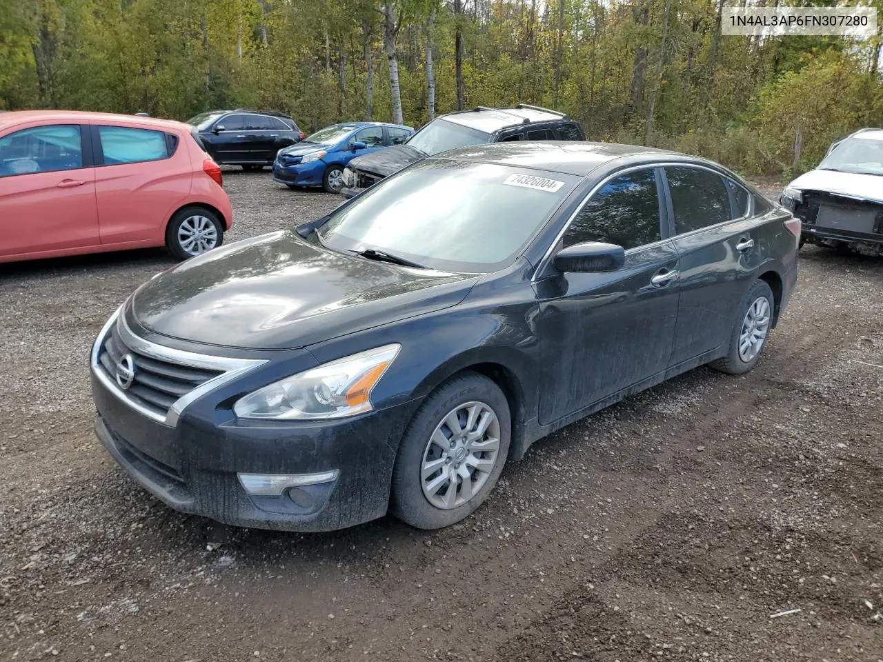 2015 Nissan Altima 2.5 VIN: 1N4AL3AP6FN307280 Lot: 74326004