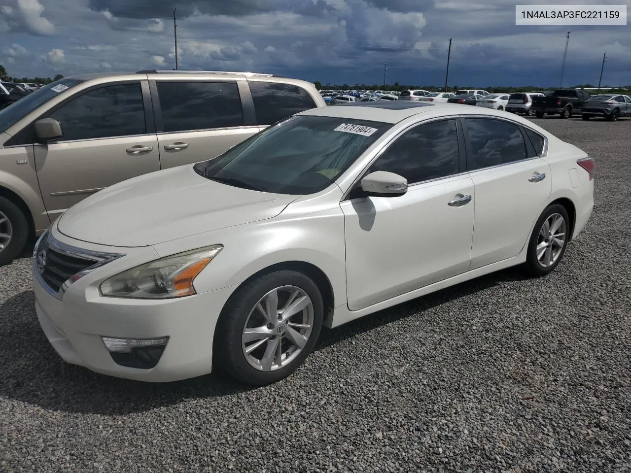 2015 Nissan Altima 2.5 VIN: 1N4AL3AP3FC221159 Lot: 74781904