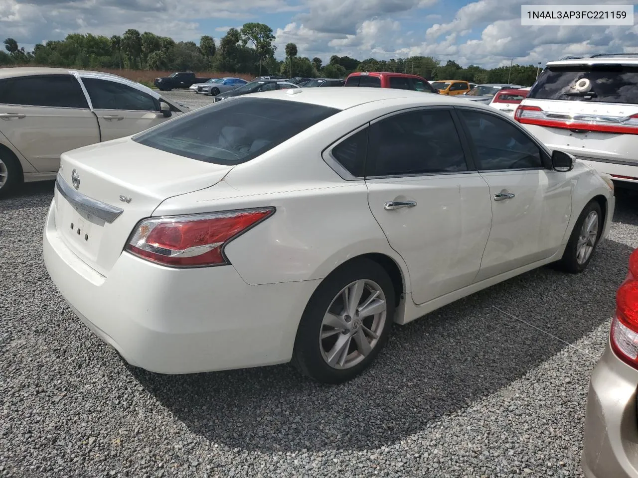 2015 Nissan Altima 2.5 VIN: 1N4AL3AP3FC221159 Lot: 74781904