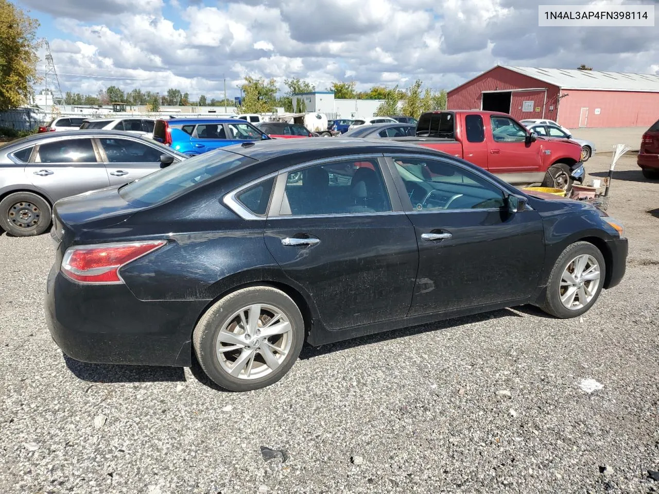 2015 Nissan Altima 2.5 VIN: 1N4AL3AP4FN398114 Lot: 74891324