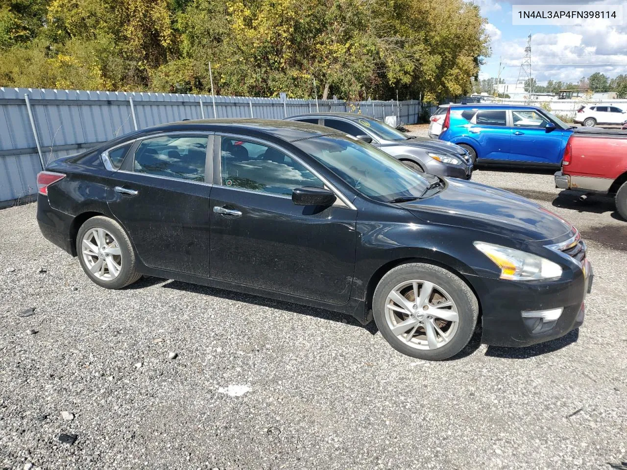 2015 Nissan Altima 2.5 VIN: 1N4AL3AP4FN398114 Lot: 74891324