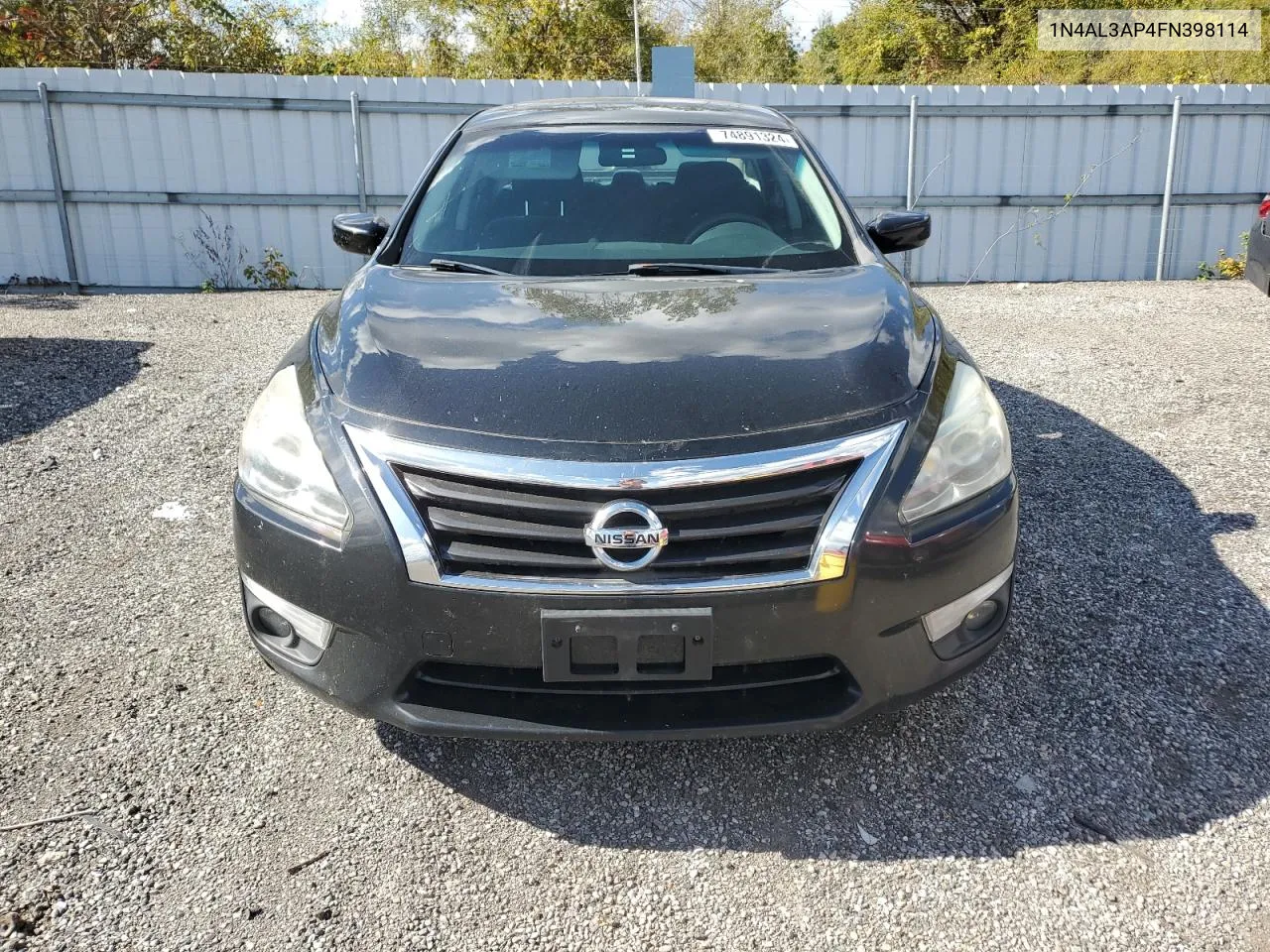 2015 Nissan Altima 2.5 VIN: 1N4AL3AP4FN398114 Lot: 74891324