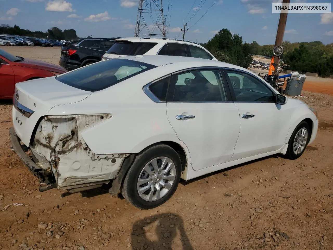 2015 Nissan Altima 2.5 VIN: 1N4AL3APXFN398067 Lot: 74981724