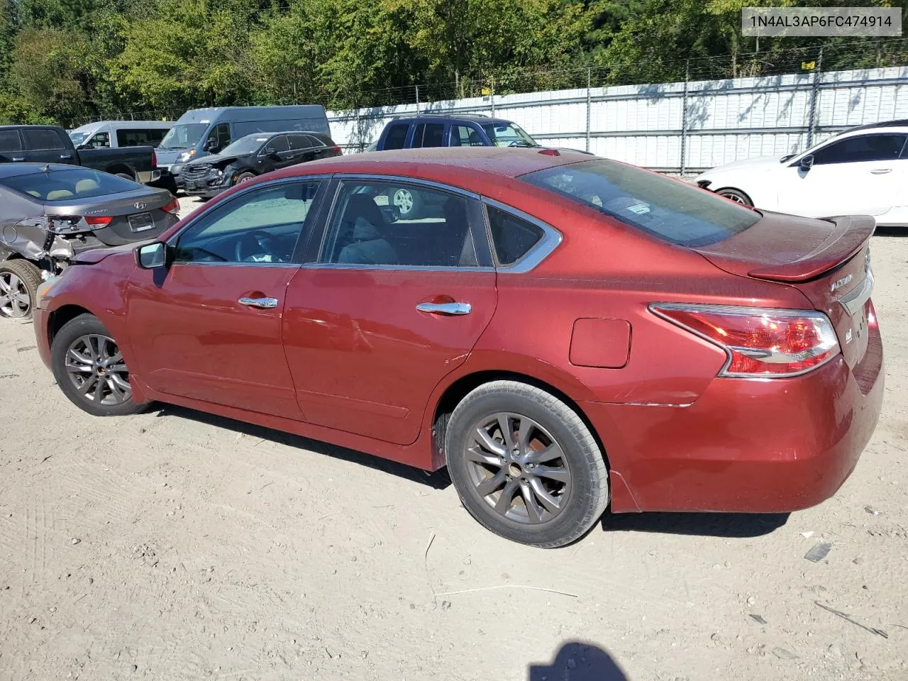 2015 Nissan Altima 2.5 VIN: 1N4AL3AP6FC474914 Lot: 75367414