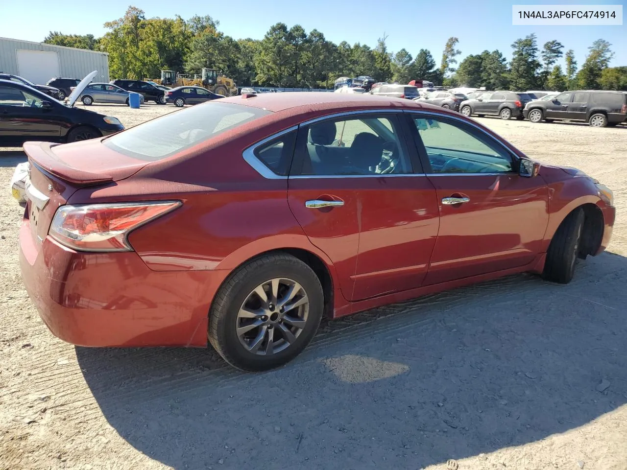 2015 Nissan Altima 2.5 VIN: 1N4AL3AP6FC474914 Lot: 75367414