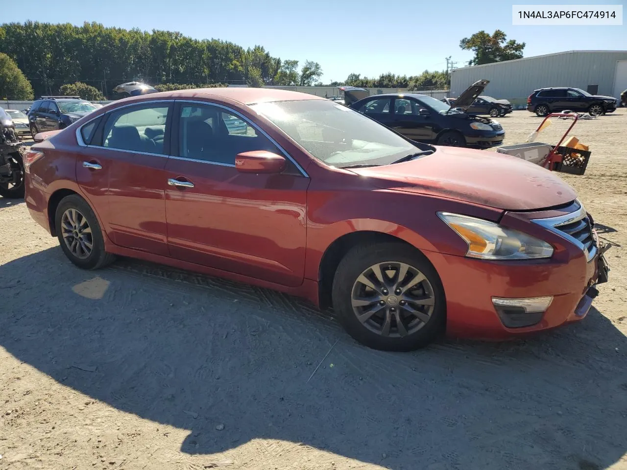 2015 Nissan Altima 2.5 VIN: 1N4AL3AP6FC474914 Lot: 75367414