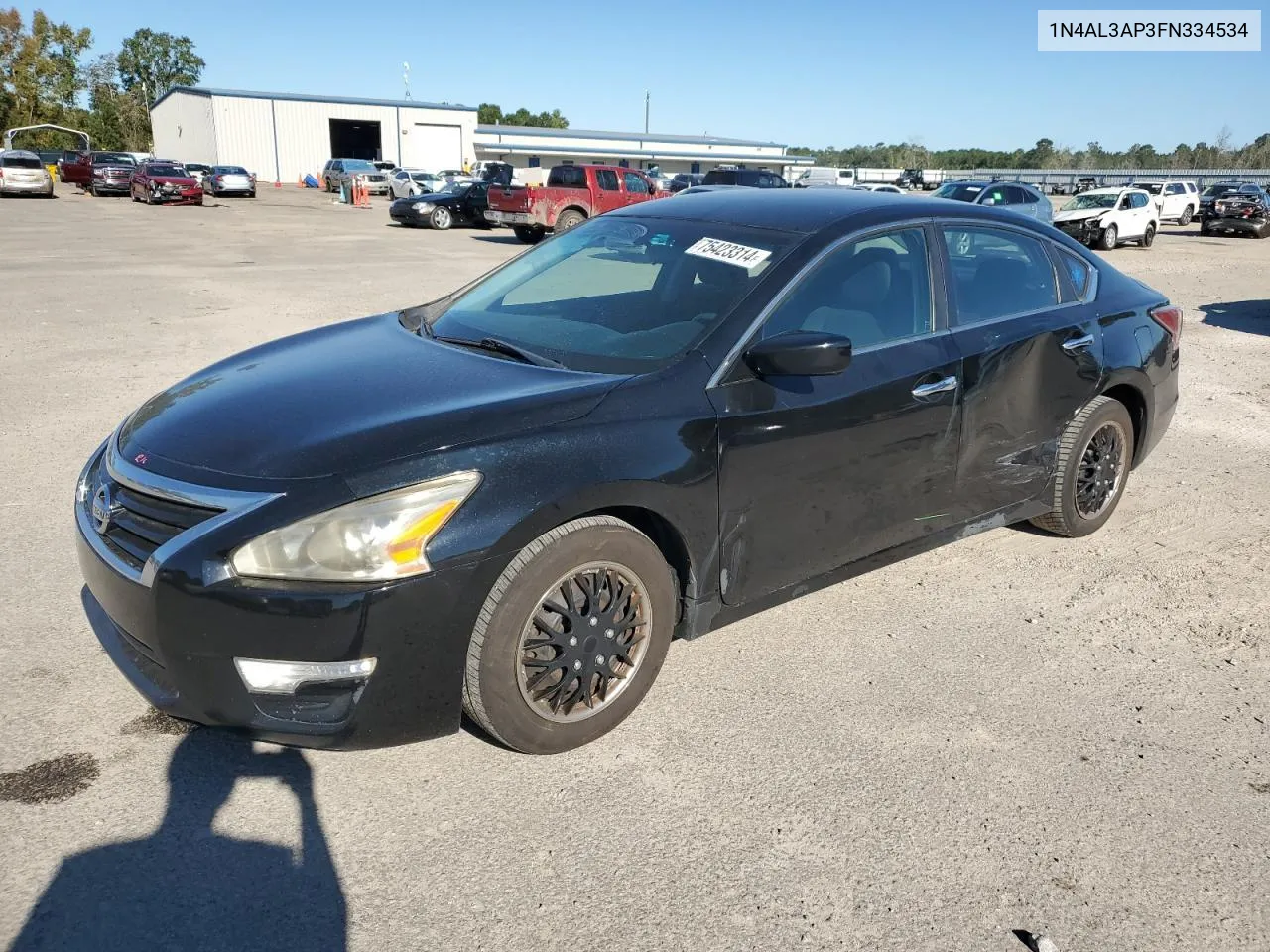 2015 Nissan Altima 2.5 VIN: 1N4AL3AP3FN334534 Lot: 75423314