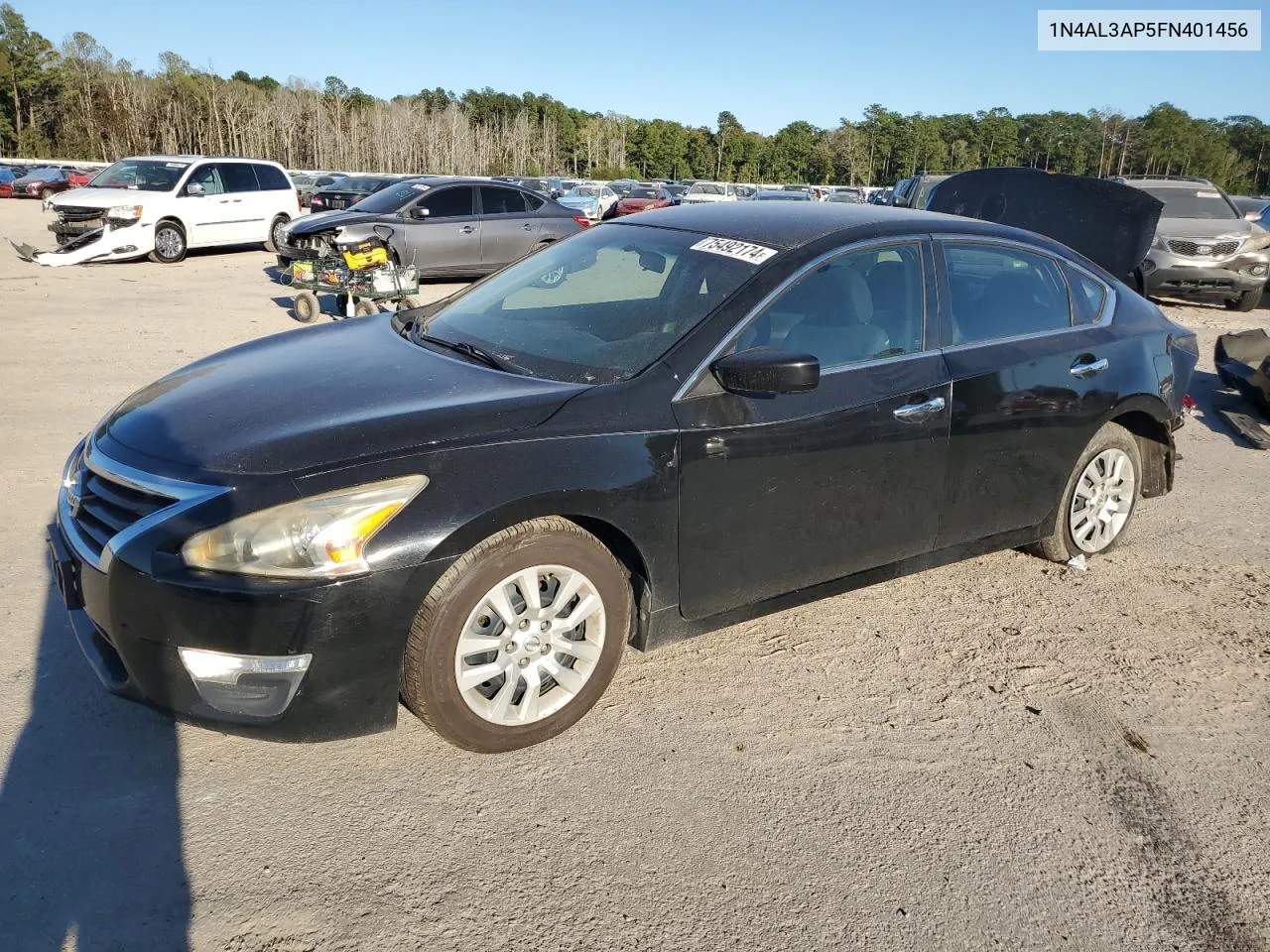 2015 Nissan Altima 2.5 VIN: 1N4AL3AP5FN401456 Lot: 75492174