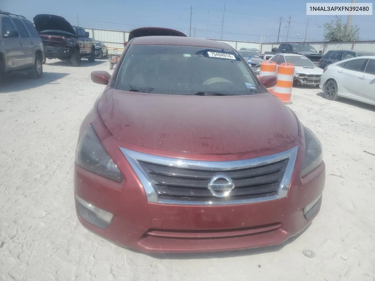 1N4AL3APXFN392480 2015 Nissan Altima 2.5