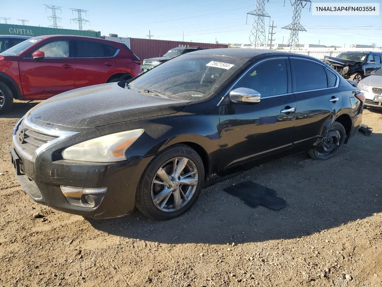 2015 Nissan Altima 2.5 VIN: 1N4AL3AP4FN403554 Lot: 75621544