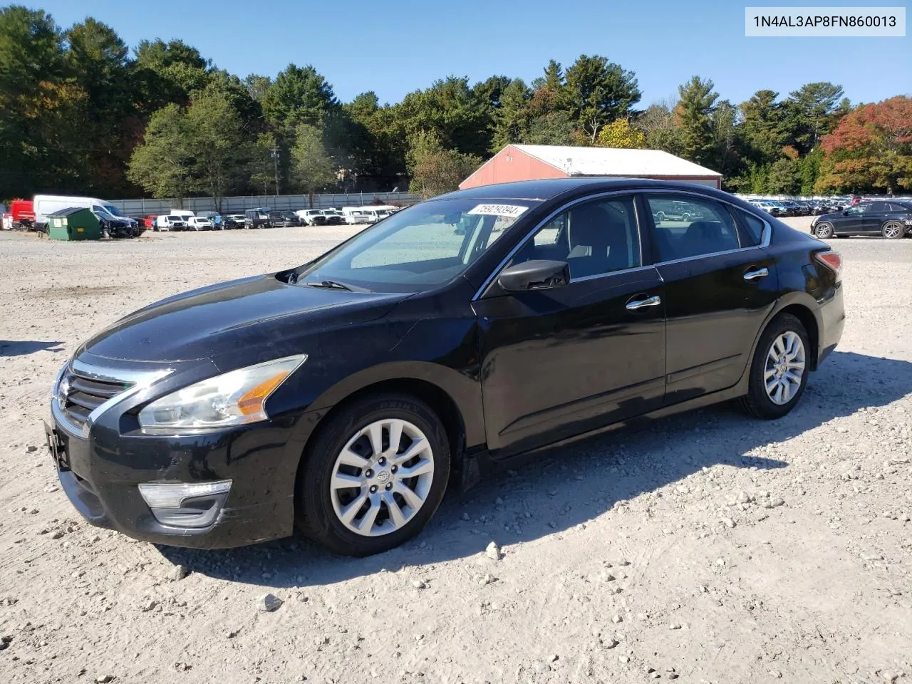 2015 Nissan Altima 2.5 VIN: 1N4AL3AP8FN860013 Lot: 75929394