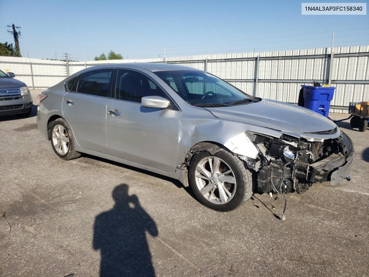 2015 Nissan Altima 2.5 VIN: 1N4AL3AP3FC158340 Lot: 76068784