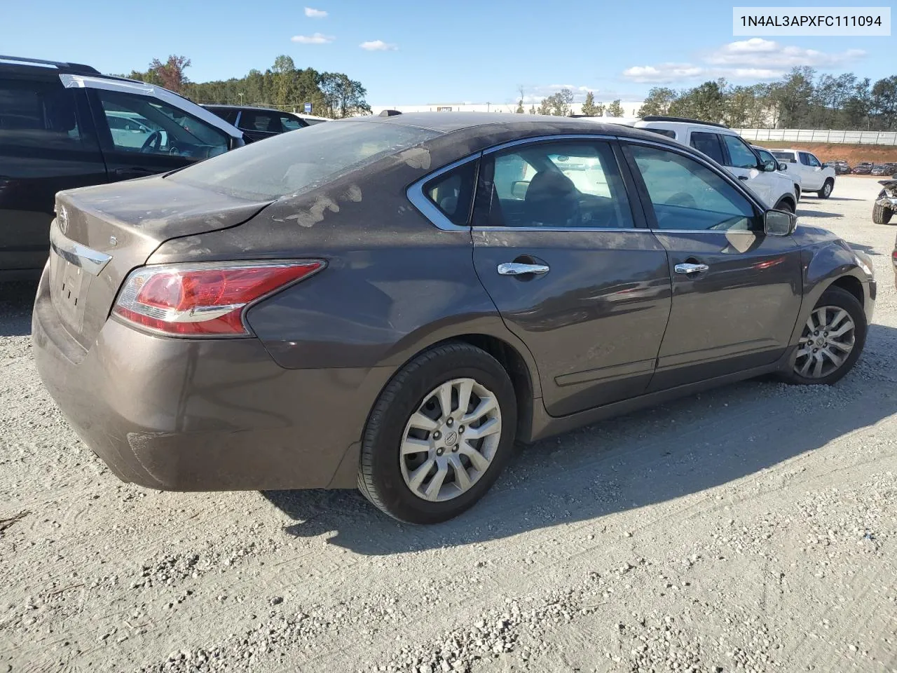 2015 Nissan Altima 2.5 VIN: 1N4AL3APXFC111094 Lot: 76168664