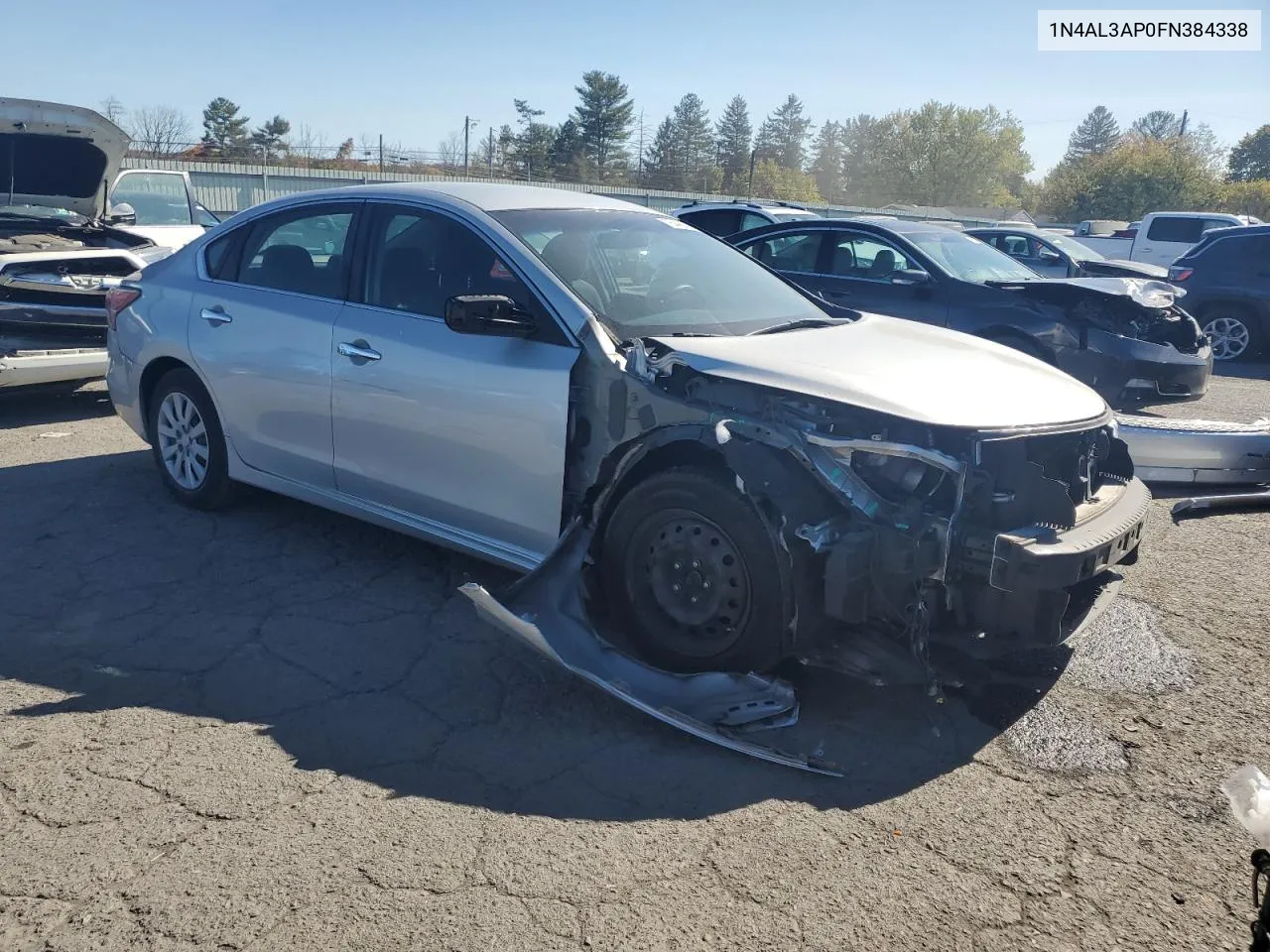 2015 Nissan Altima 2.5 VIN: 1N4AL3AP0FN384338 Lot: 76448304