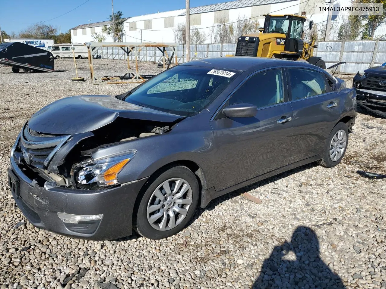 2015 Nissan Altima 2.5 VIN: 1N4AL3AP9FC475913 Lot: 76521014