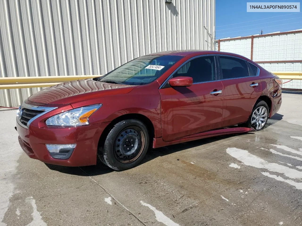 2015 Nissan Altima 2.5 VIN: 1N4AL3AP0FN890574 Lot: 76547464