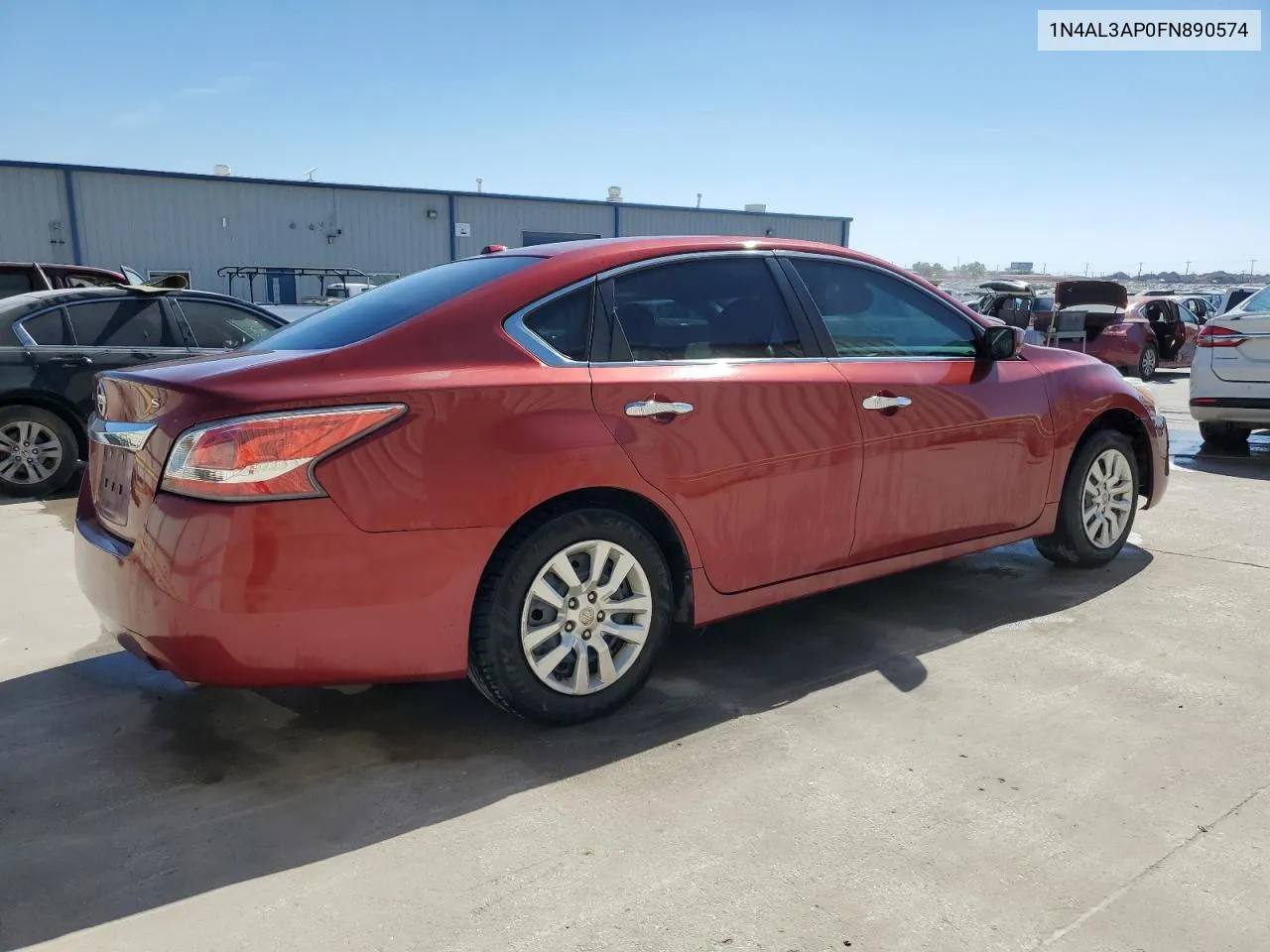 2015 Nissan Altima 2.5 VIN: 1N4AL3AP0FN890574 Lot: 76547464