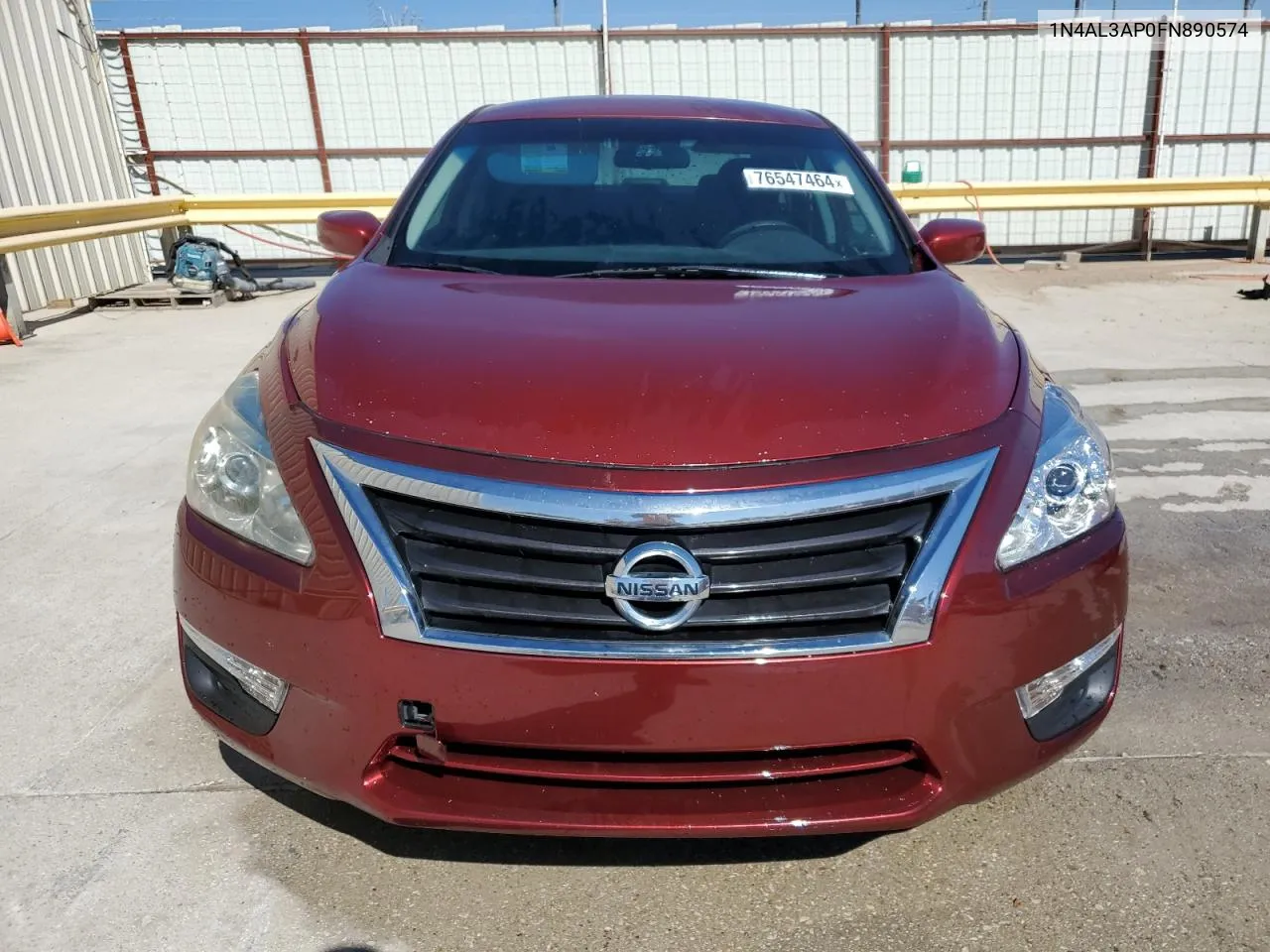 2015 Nissan Altima 2.5 VIN: 1N4AL3AP0FN890574 Lot: 76547464